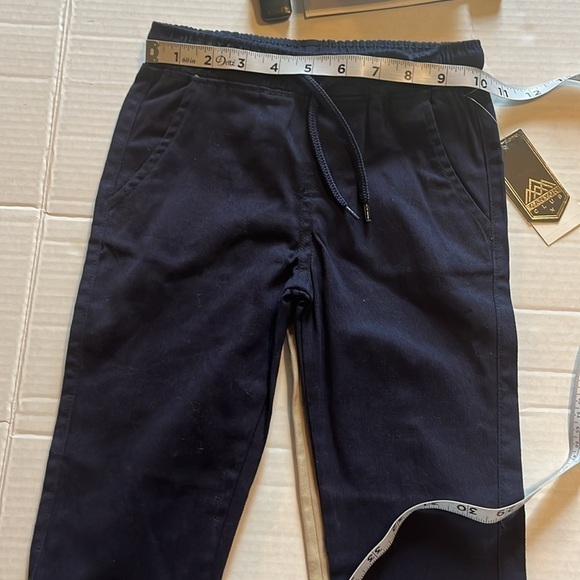 NWT-Canyon club-4T-navy/khaki-2pk, elastic waist with drawstring jogger pants. - Picture 7 of 12
